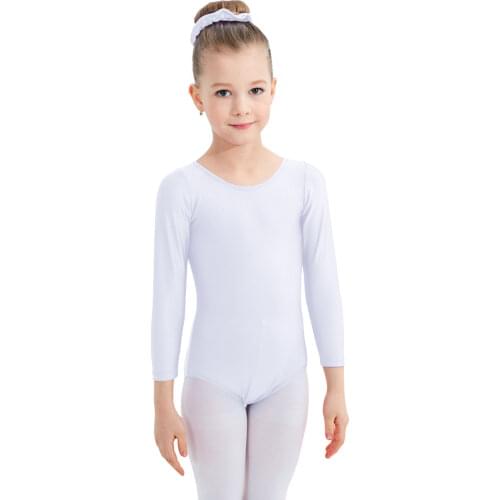 AOYLISEY Leotard for Girls Toddler Long Sleeve Gymnastics Leotards Kids Belly Dancing Boy Bodysuit Ballet Dance Costume