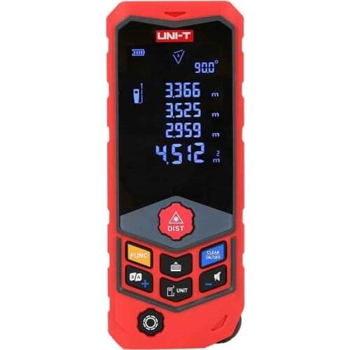 UNI-T LM50D LM100D Laser Distance Meter Waterproof Digital Rangefinder 50M/100M Voice Broadcast Data Storage Measure Tape