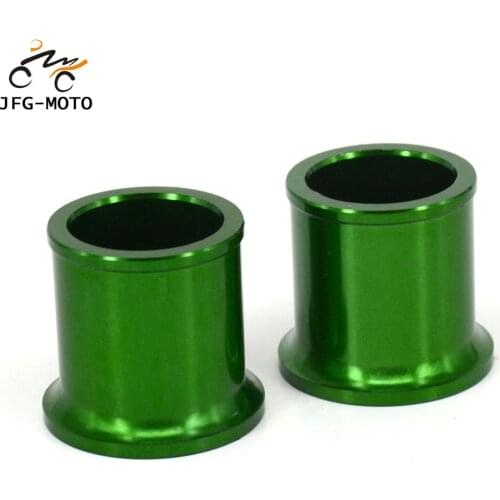 Motorcycle CNC Aluminum Front Wheel Hub Spacer For KAWASAKI KX125 KX250 2006 2007 2008 KX250F KX450F KXF250 KXF450 2006-2018