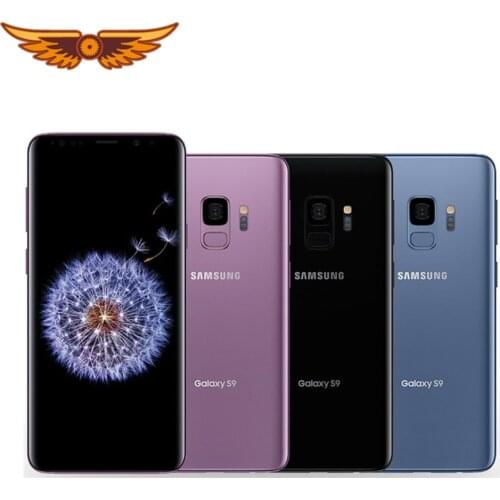 Original Samsung Galaxy S9 G960F Octa-core 5.8 Inches 4GB RAM 64GB ROM LTE 12MP fingerprint Dual SIM Android Unlocked Cellphone