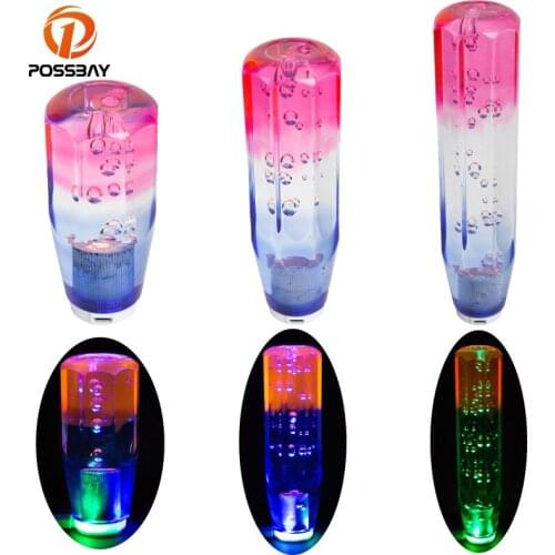 POSSBAY 1Pcs Car Gear Shift Knob 3 Style Manual Stick Lever Handbrake Cover Universal for Bmw Honda Mazda Lexus Auto Styling