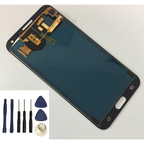 Adjustable Brightness For Samsung Galaxy E7 E700 E700F E7000 E7009 Touch Screen + LCD Display Module Assembly + Free Tools