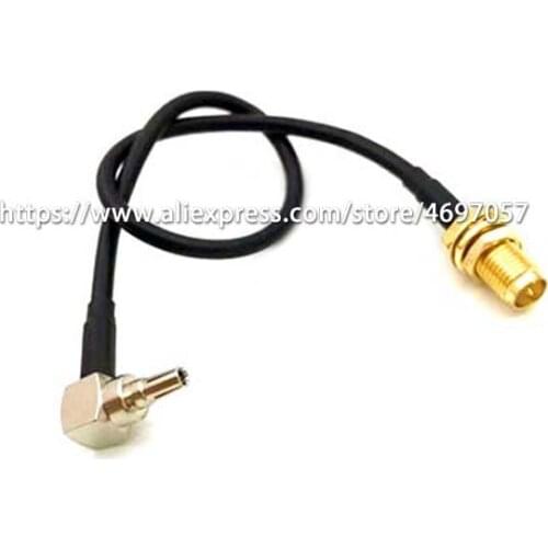 RP SMA Female to CRC9 Cable RF Coaxial able for USB Cards Antenna RG174