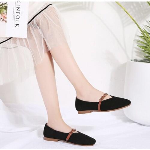 Spring Autumn Moccasin Shoes Soft Leather Shoes Womens Shoes Breathable Casual Shoes Comfortable Low Heel Shoes Grandma Shoes