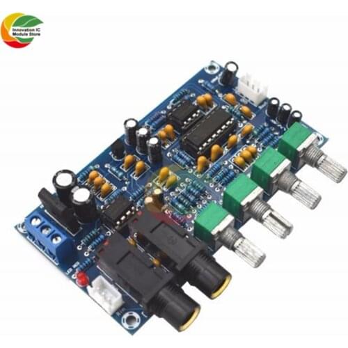 Ziqqucu PT2399 Digital Microphone Amplifier Board Karaoke Reverberation Board Karaoke OK Amplifier Module Dual AC 12V