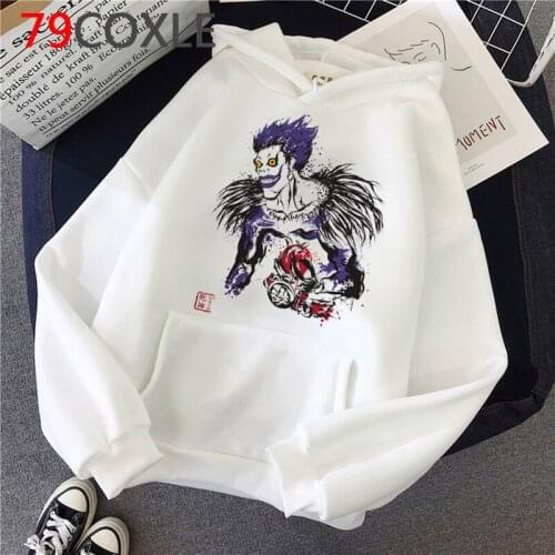 Death Note hoodies women grunge graphic women pullover streetwear