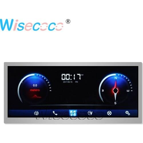Wisecoco 10.3 inch TFT LCD screen panel display HSD103KPW2-A10 1920*720 IPS for Automotive display Replacement