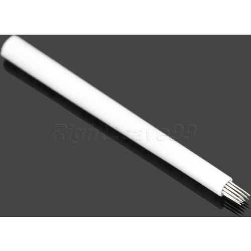 10PCS 21R needles for manual eyebrow pen Tattoo pen permanent makeup manual fog pen microblading 21 Round needles 21pins