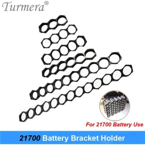 Turmera 10Piece 21700 Lithium Battery Holder Bracket 21700 Spacer Assembly Group Module DIY Brackets Case for E-bike Battery Use