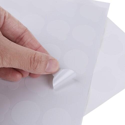 100pcs Disposable Eyelash Glue Holder Pallet Paper Eyelash Extension Glue Pads Sticker 2.5cm Stand On Eyelash Jade Stone Makeup