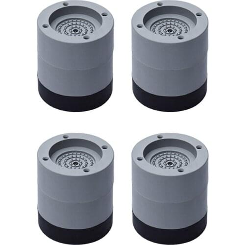4 Pack Rubber Anti Vibration Pads and Anti-Walk Pads Shock Absorbing Non Slip Grip Pad for Washer and Dryer Appliances