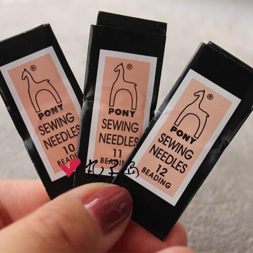 Accessories PONY horse meat balls island superfine hand CARDS deer beads needle 10 11 12 powder deer