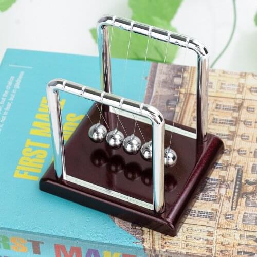 Automatic Ball Early Fun Development Educational Desk Toy Gift Newtons Cradle Steel Balance Ball Physics Science Pendulum