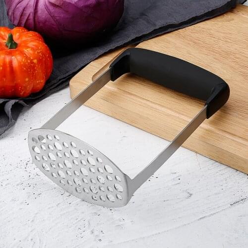 Potato Masher Press Resistant Crusher Home Kitchen Stainless Steel Vegetable