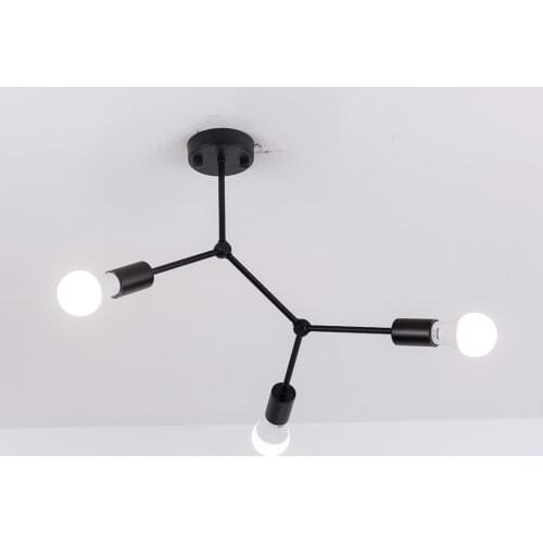 Multi Heads Ceiling Lights Led Ceiling Lamp Retro Industrial Luminaria Personality Lamparas For Living Room Plafonnier Lights