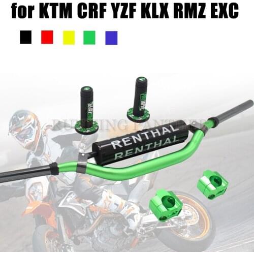 Motorcycle Motocross Pit Dirt Bike 1 1/8" Fat Bar 28mm 7075 CNC Handlebars Handle Bar for ATV for CRF YZF KLX RMZ EXC