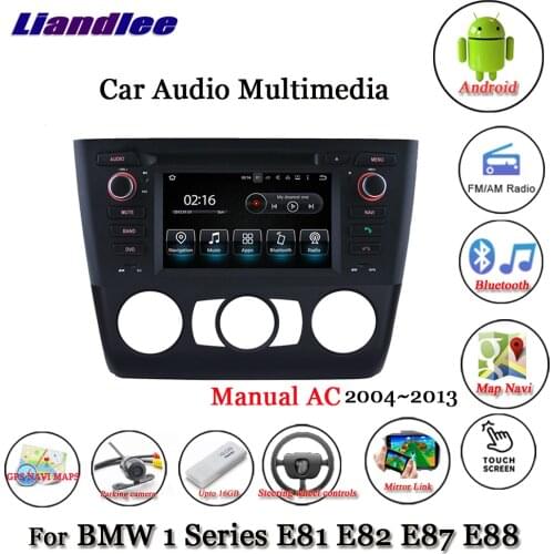 For BMW 1 Series E81/E82/E87/E88 2004-2013 Android 10.0 Player Multimedia System Carplay Androidauto GPS Navigation HD Screen