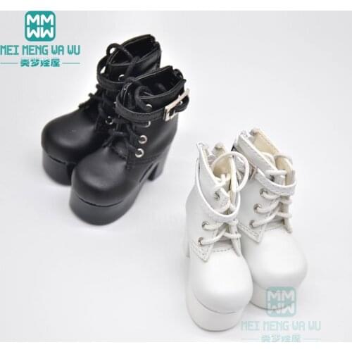 1/3 BJD shoes fits 58--62CM SD10 SD13 doll accessories girl fashionable high-top leather boots, wool boots