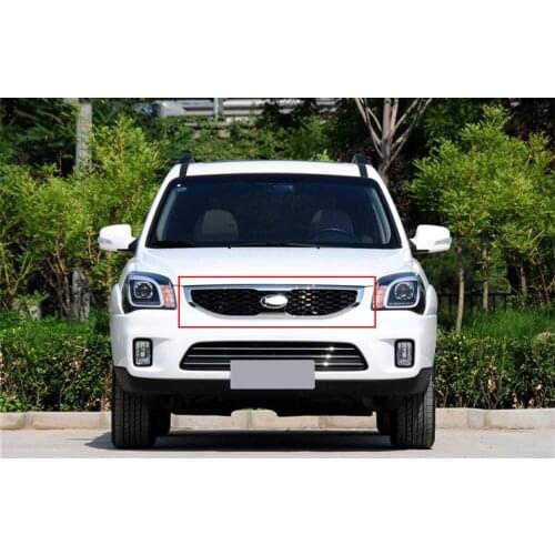 Original ABS Chrome Front Grille Around Trim Racing Grills Trim For Kia Sportage 2009-2012