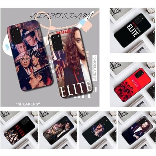 PENGHUWAN Spanish TV series Elite Custom Bling Cute Phone Case for Samsung S20 plus Ultra S6 S7 edge S8 S9 plus S10 5G