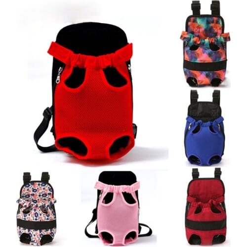 Dog sling Portable outdoor cat and dog bag pet breathable backpack Pet dog sling backpack suitable for small dog travel bag cat