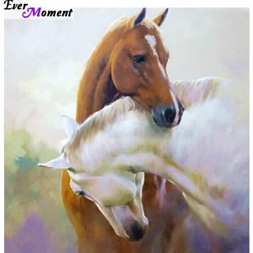 Diy diamond embroidery horses full drill running cross stitch diy diamond mosaic animals rhinestones Needlework ASF232