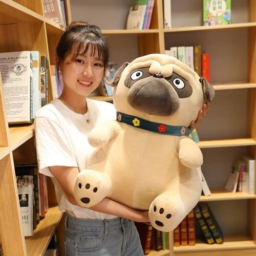 25/30/45/50cm Cute Shar Pei Dog Toys Soft Stuffed Animal Plush Pet Dog Toys Bulldog Shiba Inu Dolls for Kids Birthday Gift