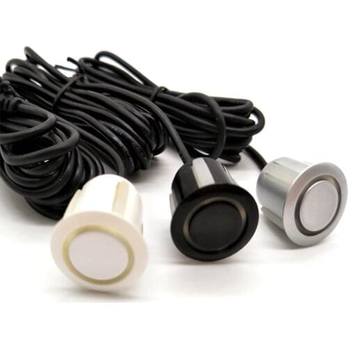 DER-6 Visible Sensors Parking No Drill Hole Saw 19mm Car Alarm Systems Security Reverse Radar Sound Alert Indicator System Kit