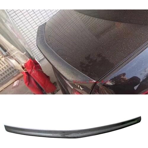 For Benz W212 E320L E260L E300L spoiler carbon fiber Car Rear Wings Trunk Lip Spoiler for W212 4 doors 10-16