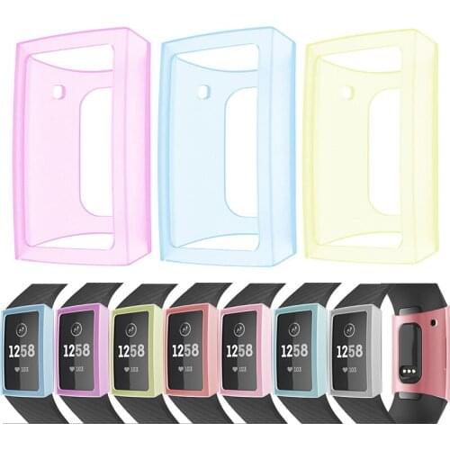 PC Wristband Screen Protection Case Cover Replacement Smart Barcelet Screen Protector for Fitbit Charge 3 Shell watch accessioes