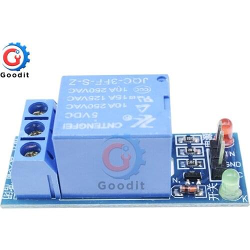 10PCS/Lot DC 5V 1 Channel Low Level Trigger Relay Shield for Arduino AVR DSP ARM MCU DC AC 220V Interface Relay Power Shield