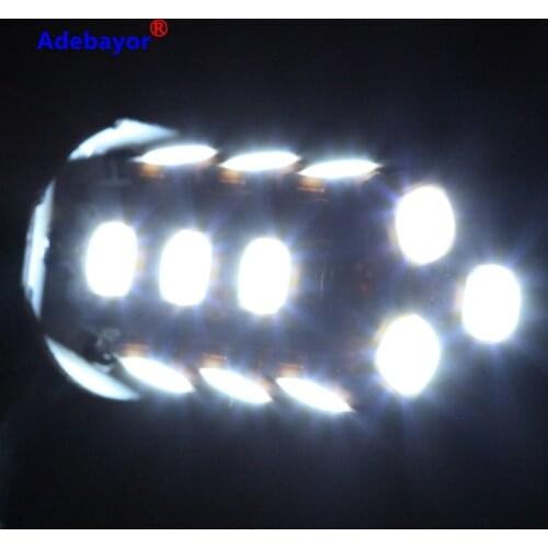 100 X H3 5050 SMD 18 LED Bulb Fog Beam parking car head fog Light 12V Motorcycle Lamps parking car White car accessories