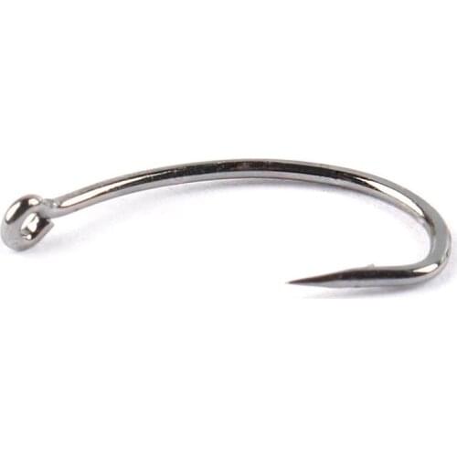 20pcs High-carbon Steel Fishing Crank Hooks With Barb Carp Fishing Accessories