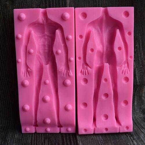 3D Mannequin Silicone Mold DIY Chocolate Mold Kitchen Accessories B145/B146