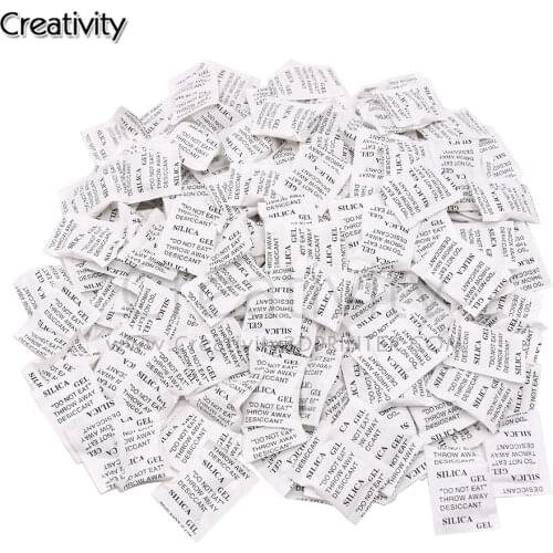 50/100 packs of non-toxic silica gel desiccant moisture absorbent dehumidifier for clothing food 3d printer filament storage