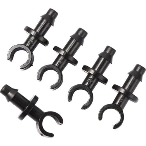 500Pcs 4/7mm hose End Plug Connectors Plastic PE pipe plugging joint Water seal Plugs Garden Drip irrigation Water Hose Stoppers