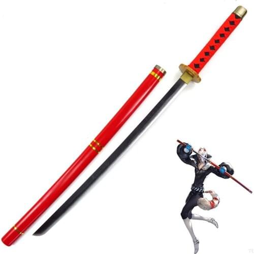 Anime Persona 5 Fox Yusuke Kitagawa Phantom Thief Cosplay Porp Wooden Sword Weapons Halloween Christmas Props for Fancy Party
