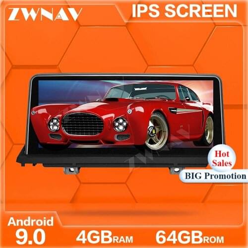 Touch screen Android 9.0 Car Multimedia Player For BMW X5 E70 F15 F85 For BMW X6 E71 F16 F86 GPS Audio Radio stereo BT head unit