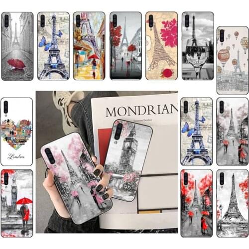 Paris London Eiffel Tower New york Phone Case For Samsung A41 A31 A50 A32 A72 M31 A02 A52 A21 A32 A52 A11 A12 A70 A71 A21S
