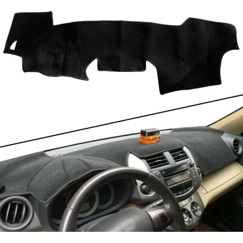 Polyester Car Dash Mat Dashboard Cover Black Fit for Toyota RAV4 XA30 EV MK2 2012