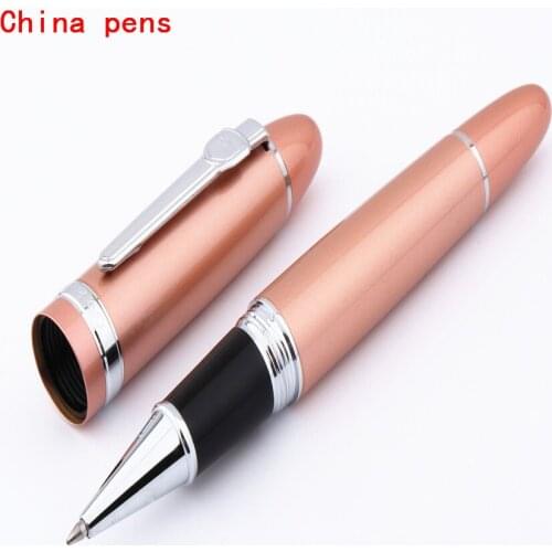 JINHAO 159 Rose gold Business office Medium nib Rollerball Pen New