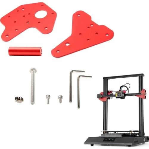 Ender 3 3pro 3 V2 for CR-10 CR-10S Pro 3D Printer Dual Z-axis Linear Guide rail track Back Plate Kit