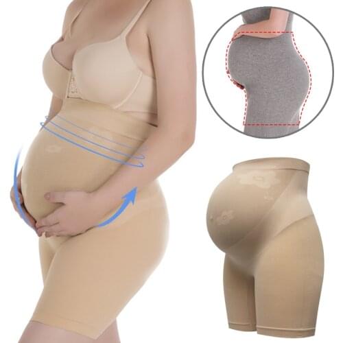 High Waist Shapewear Pregnancy Abdomen Support Panties Maternity Body Shaper Seamless Slimming Shorts Legging Pants For dress