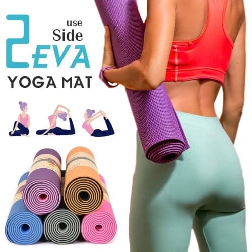 New Position Line Yoga Mat 183X60 CM Thick 6 mm Gym Pilates Non Slip Fitness Mat For Beginner Environmental Gymnastics Mats