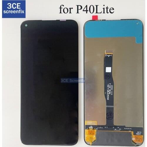 Original Tested LCD 6.4'' Display Replacement With Frame For Huawei P40 Lite LCD Assembly for Nova 6 SE LCD
