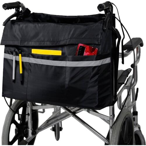 Wheelchair Package Stroller Storage Bag Carrying Tote Bag Wheelchair Organizer Bag Transport Chairs Disabled Mobility Aid Pouch