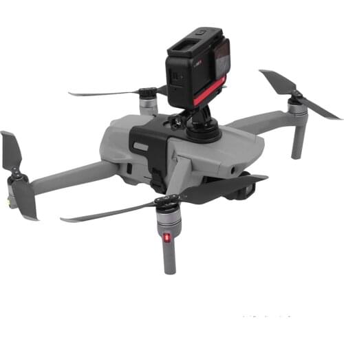 Expand Camera Mount Bracket Fill Light Holder Kit for DJI Mavic Air 2 Drone To Installing For GoPro for Insta360 Sports Camera