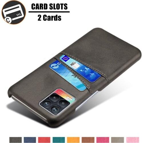 Luxury PU Leather Card Slots Wallet Cover For OPPO Realme 8 7 6 5 3 Pro 5s 5i 3i C2 U1 Realme6 Realme7 5G Realme8 4G Phone Case