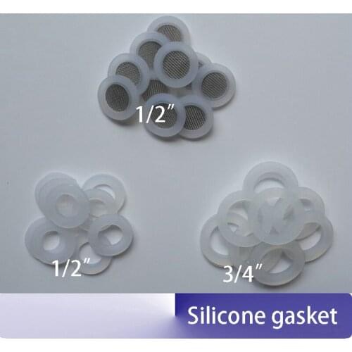 50pcs/lot Underwater seals 1/2'' 3/4'' silicone gasket Sealing ring Non-toxic Tasteless for Water heater