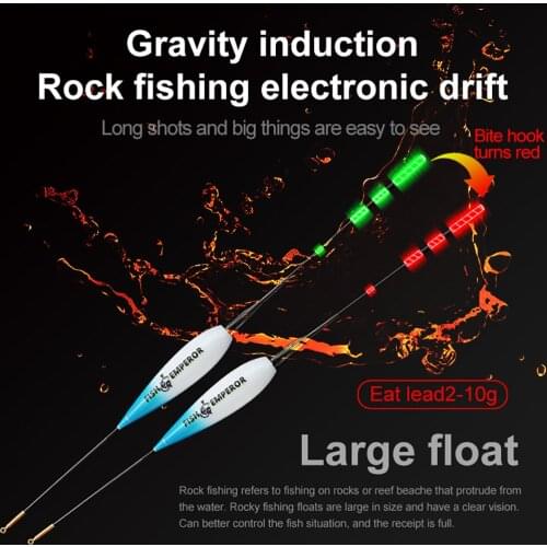 JiuYu Smart Electronic Floats All For Fishing Accessories 2g/5g/7g/10g Led Light Glow 2021 Fishing Tackle Summer Night Bobber